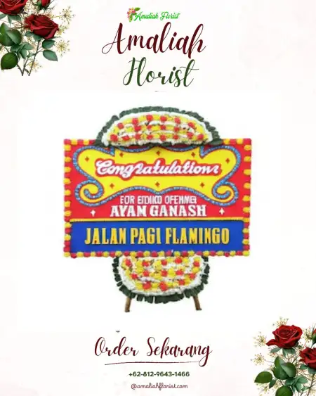 Sewa Papan Bunga Gedung Pgri Bekasi
